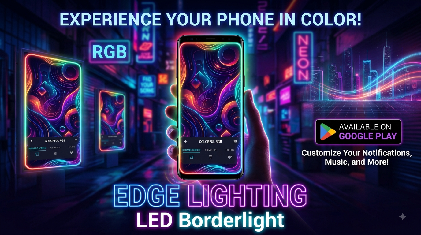 Edge Lighting - Borderlight: Transform Your Android Screen into a Dazzling Light Show